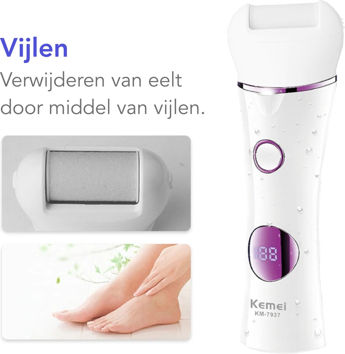 Kemei 7937 - Epileerapparaat Dames - Epilator - Ontharingsapparaat