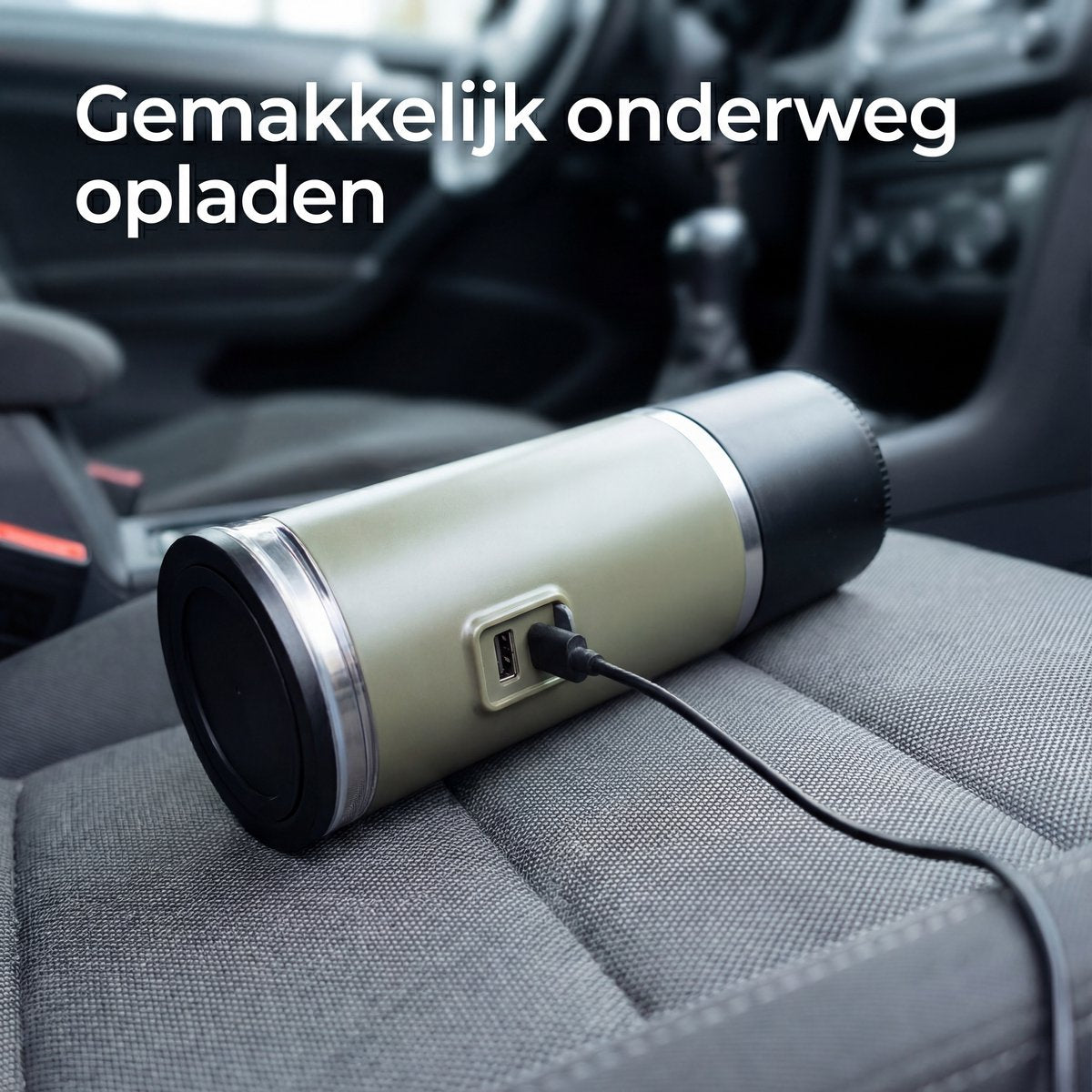 Zenergy - Draagbaar Koffiezetapparaat - Draagbare Koffiemachine - Cups en Gemalen Koffie - Espressomachine