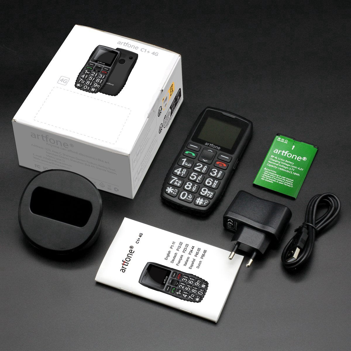 Artfone C1+ (4G) Seniorentelefoon