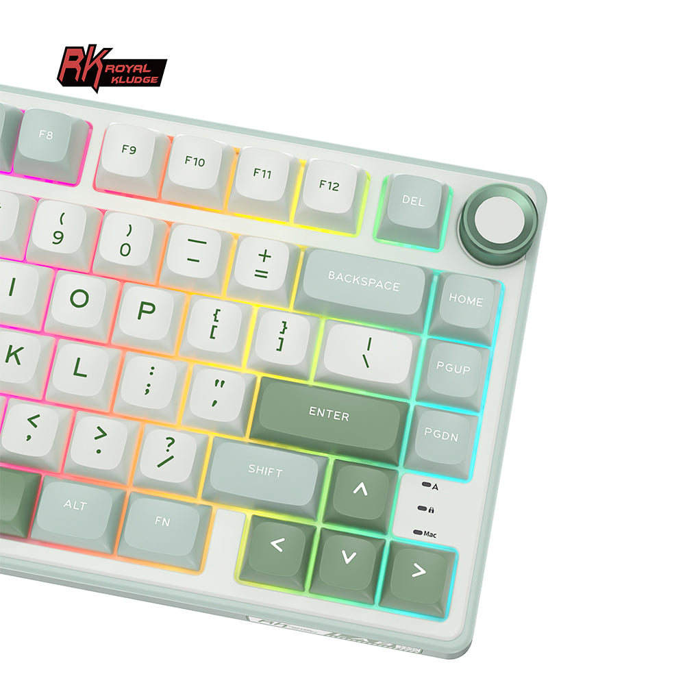 Royal Kludge RKR75 - Mechanisch RGB Gaming Toetsenbord - Foam Touch- Inclusief Stofkap