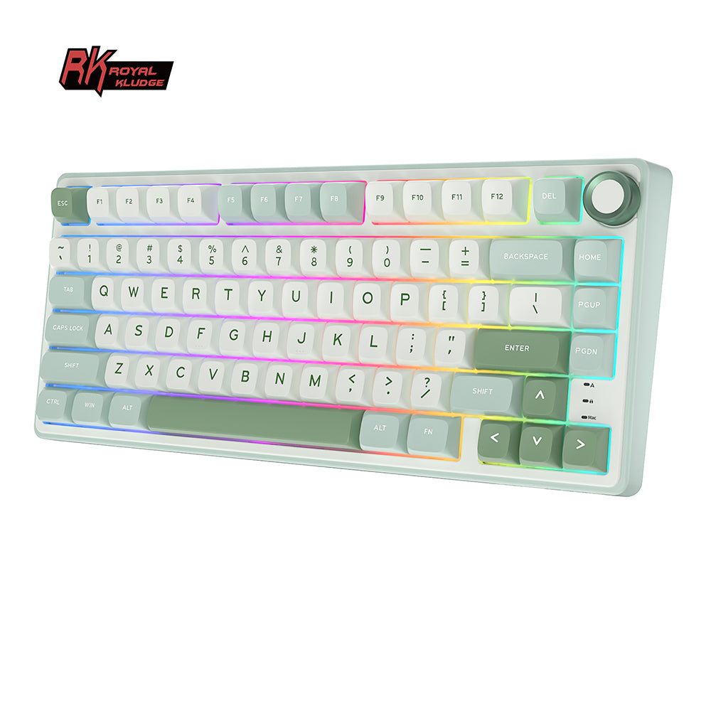 Royal Kludge RKR75 - Mechanisch RGB Gaming Toetsenbord - Foam Touch- Inclusief Stofkap
