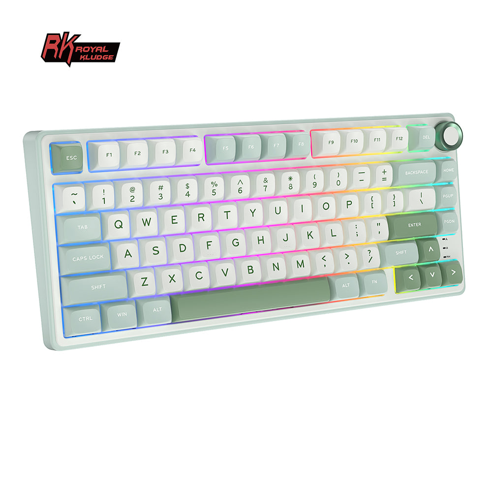 Royal Kludge RKR75 - Mechanisch RGB Gaming Toetsenbord - Foam Touch- Inclusief Stofkap