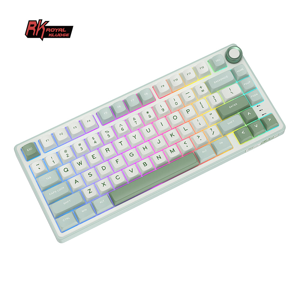 Royal Kludge RKR75 - Mechanisch RGB Gaming Toetsenbord - Foam Touch- Inclusief Stofkap