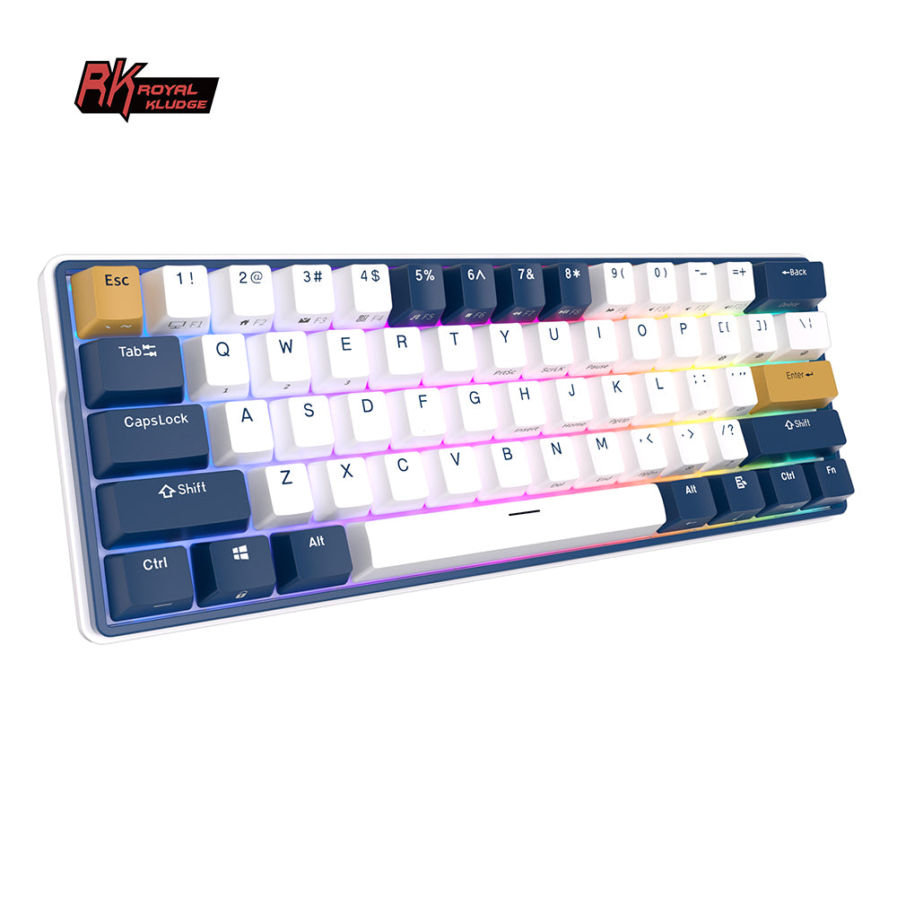 Royal Kludge RK61 Plus Tri Mode - Mechanisch RGB Gaming Toetsenbord met 61 Keys - 60% Lay-out