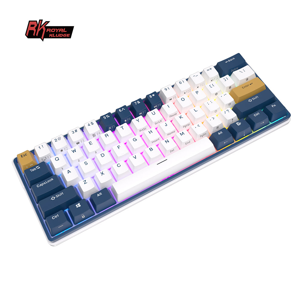 Royal Kludge RK61 Plus Tri Mode - Mechanisch RGB Gaming Toetsenbord met 61 Keys - 60% Lay-out