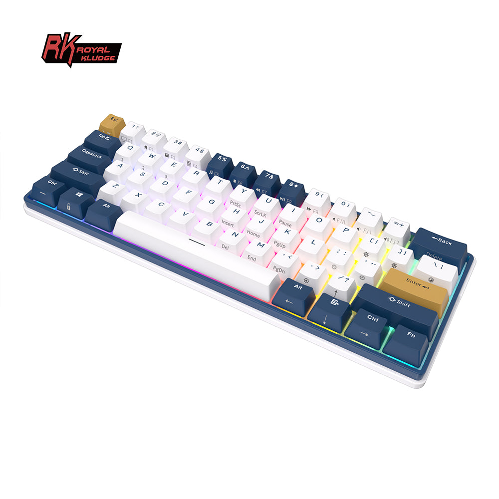 Royal Kludge RK61 Plus Tri Mode - Mechanisch RGB Gaming Toetsenbord met 61 Keys - 60% Lay-out