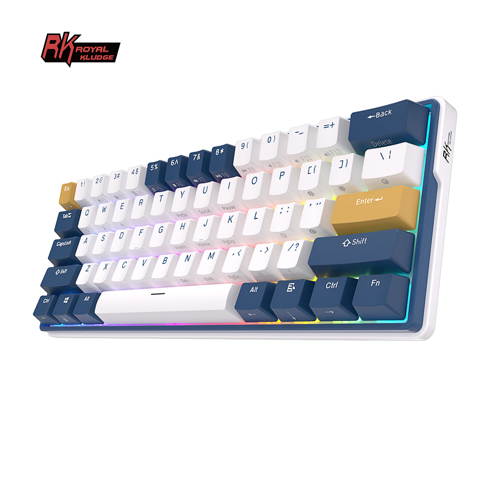 Royal Kludge RK61 Plus Tri Mode - Mechanisch RGB Gaming Toetsenbord met 61 Keys - 60% Lay-out