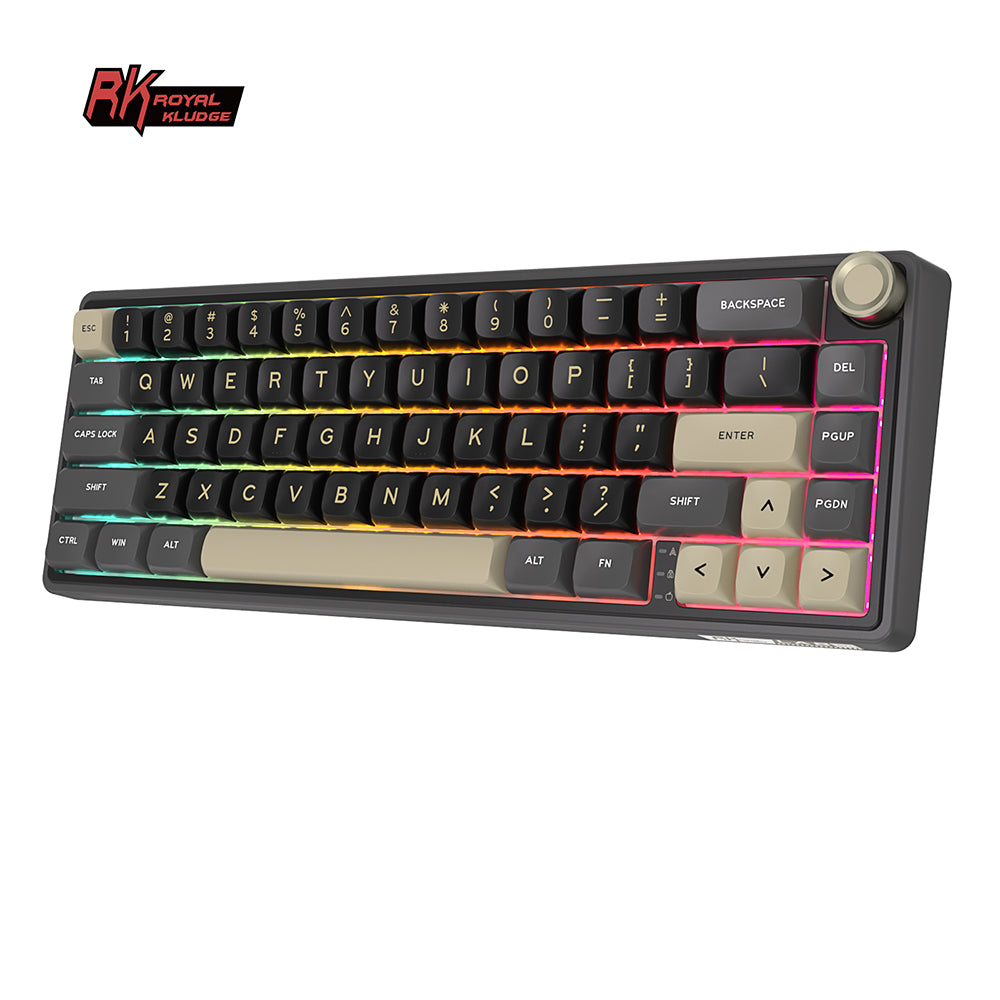 Royal Kludge RKR65 - Mechanisch RGB Gaming Toetsenbord - Inclusief Stofkap