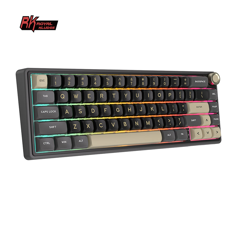 Royal Kludge RKR65 - Mechanisch RGB Gaming Toetsenbord - Inclusief Stofkap