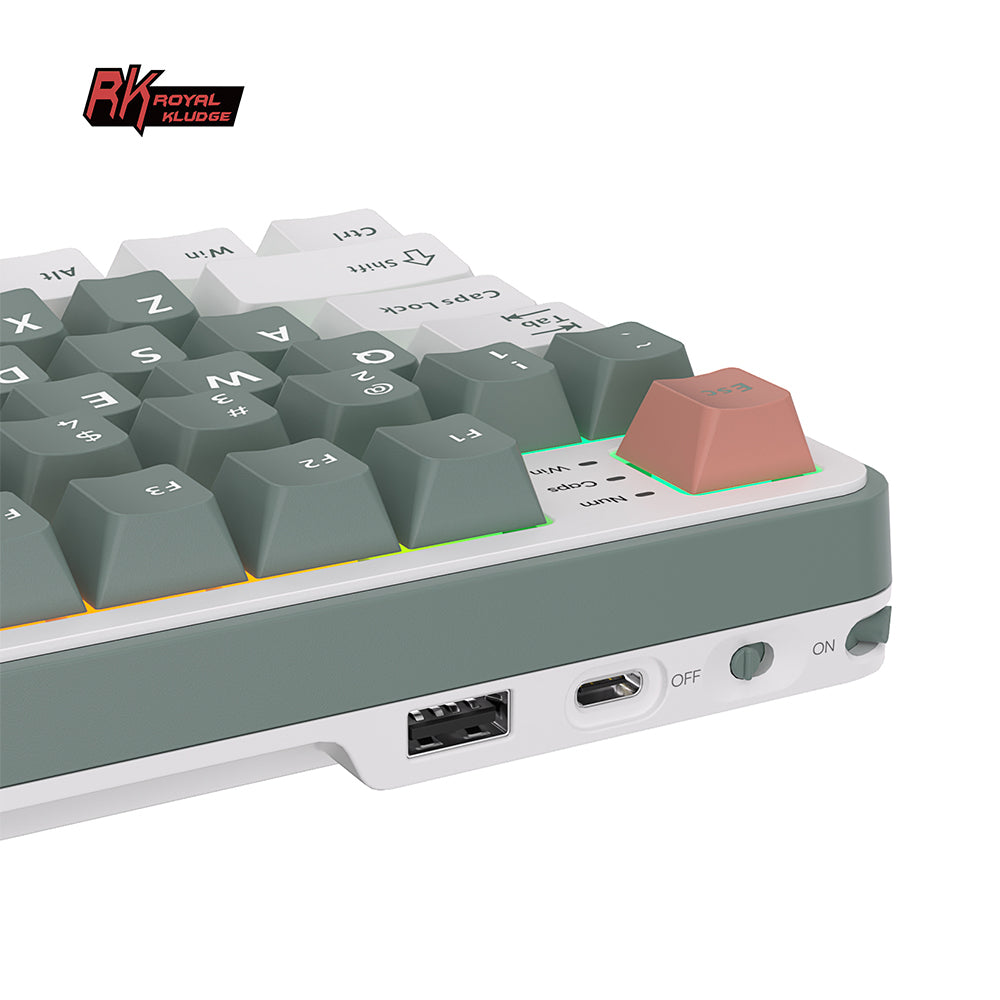 Royal Kludge RKS98 - Mechanisch Gaming Toetsenbord - Met Display - Inclusief Stofkap