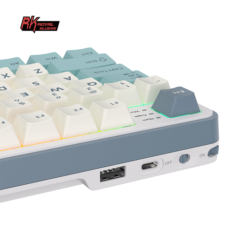 Royal Kludge RKS98 - Mechanisch Gaming Toetsenbord - Met Display - Inclusief Stofkap