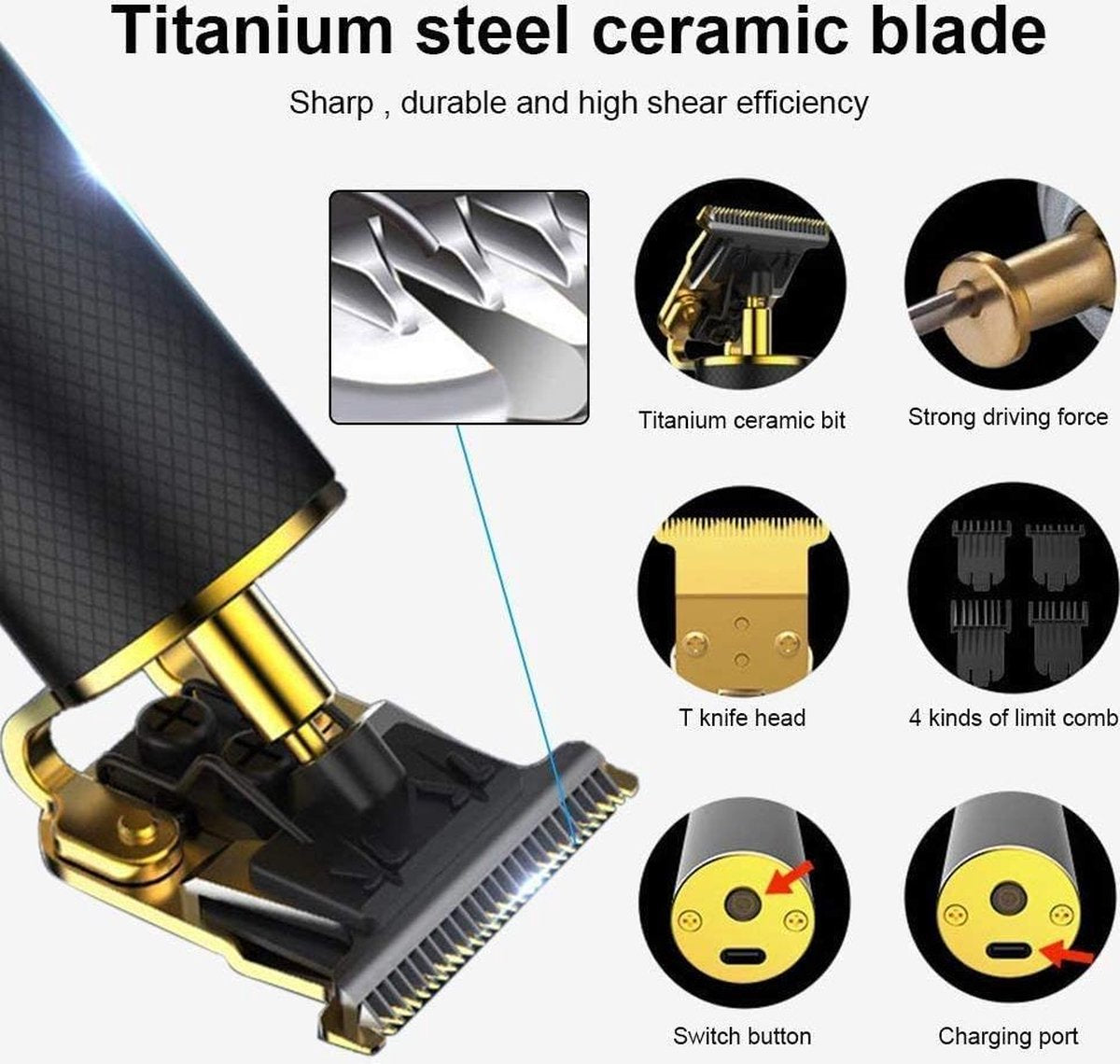 Kemei KM-1971B - Tondeuse