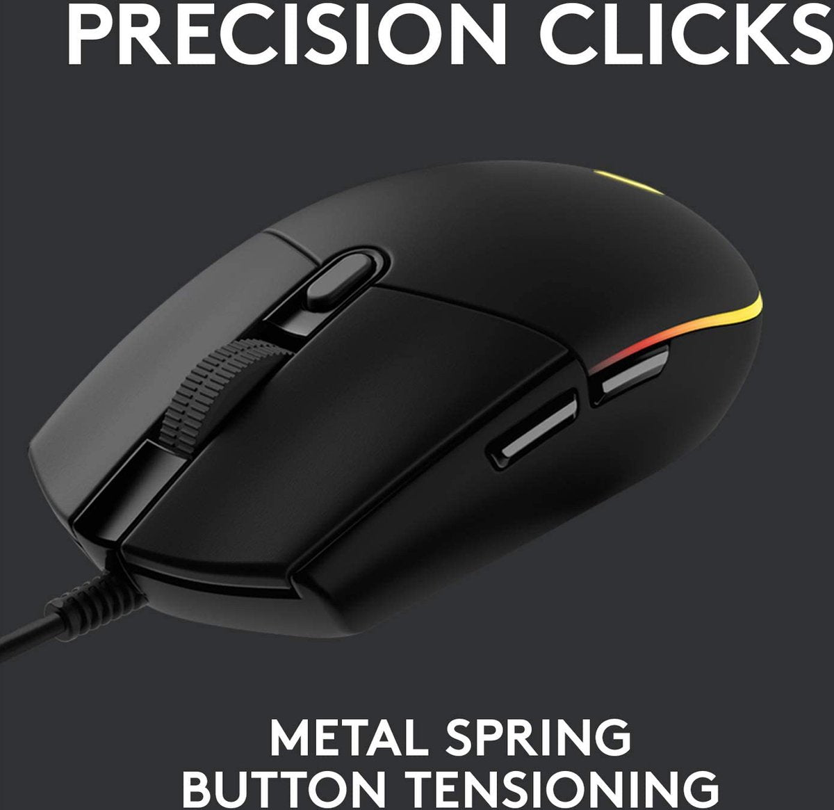 Logitech G102 LIGHTSYNC muis -  8000 DPI - Instelbare RGB - 6 buttons lay-out