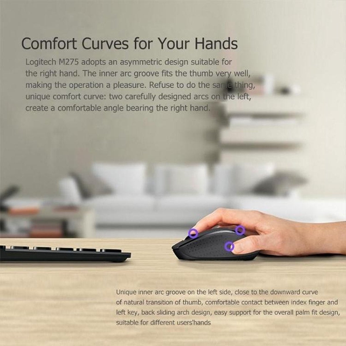 Logitech M280 - Draadloze muis