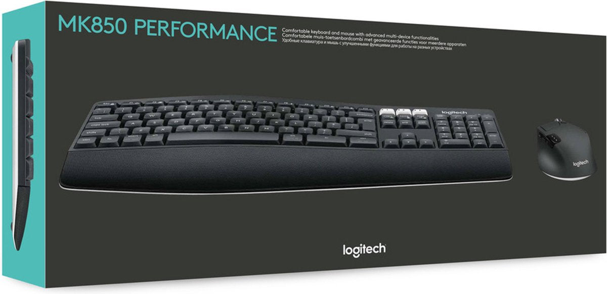 Logitech MK850 Performance - Draadloos Toetsenbord en Muis