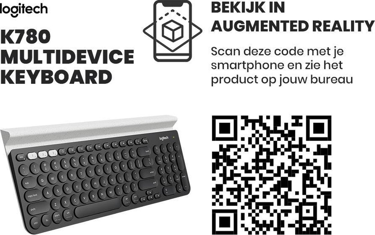 Logitech K780 - Multi-Device Bluetooth Toetsenbord