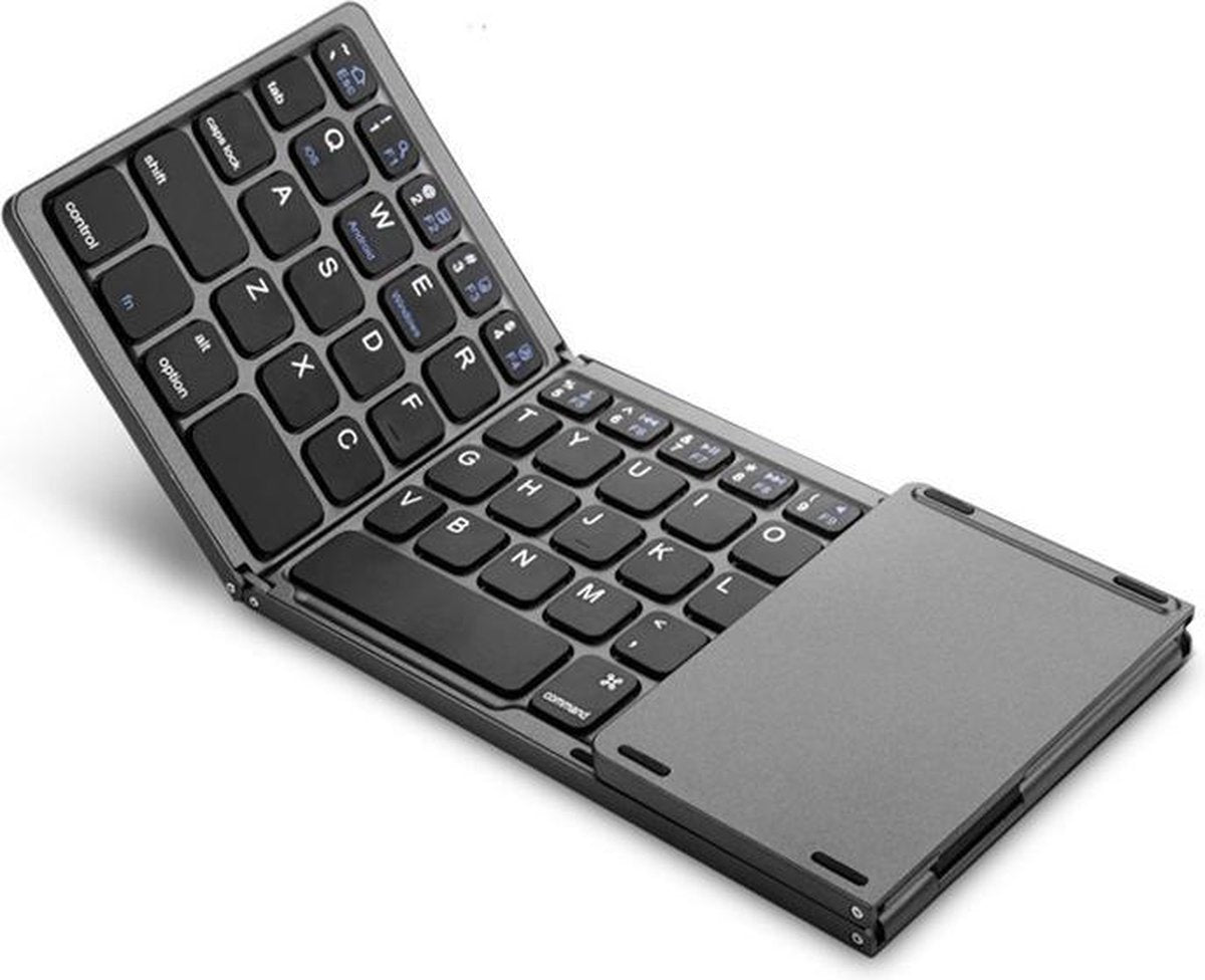 Universeel Draadloos Opvouwbaar / Inklapbaar Toetsenbord met Touchpad - Bluetooth Keyboard