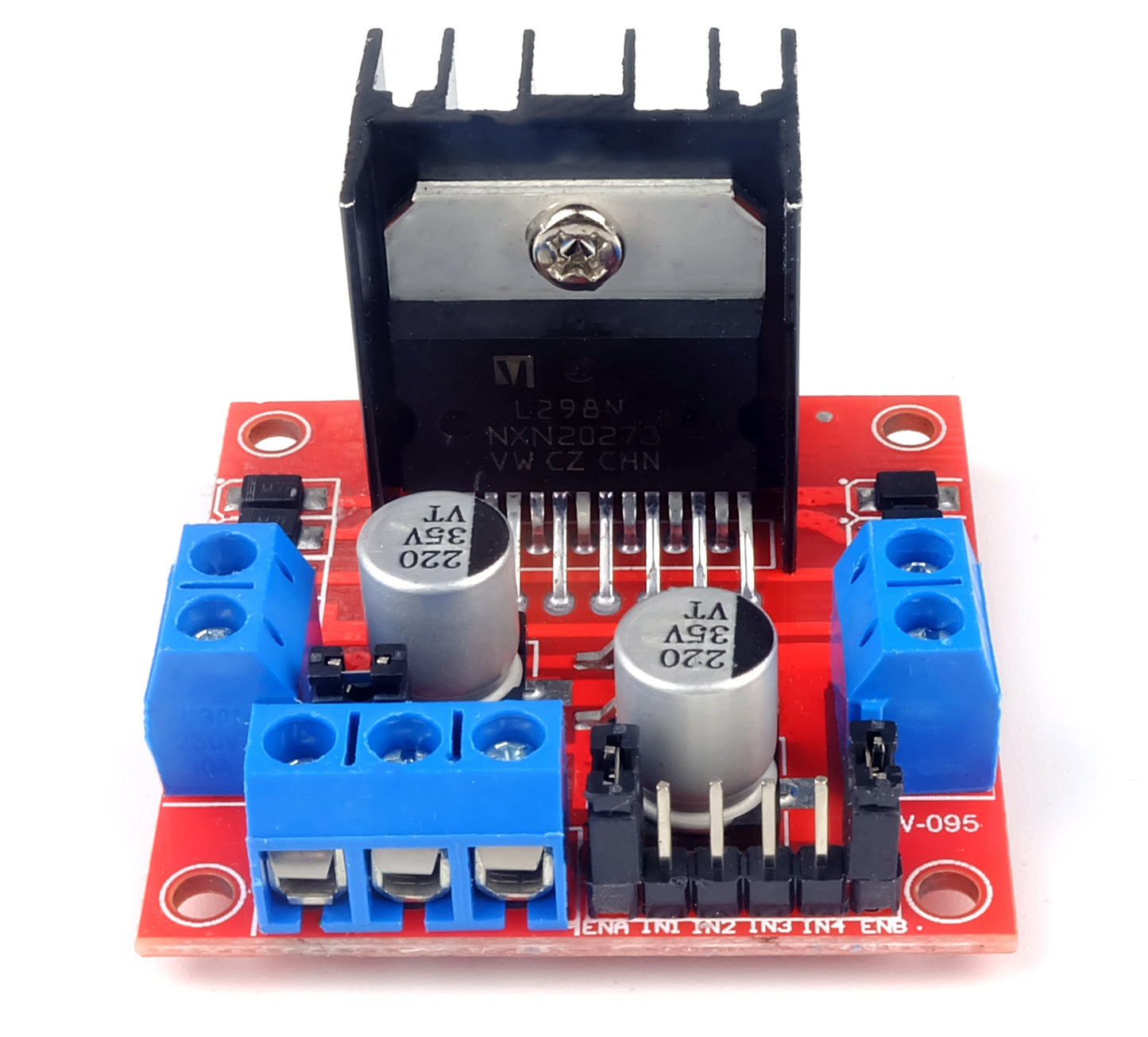 L298N Dubbele H-brug driver