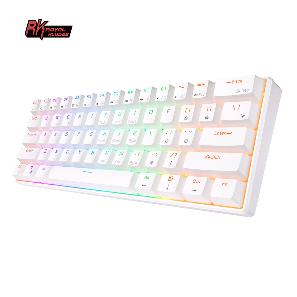 Royal Kludge RK61 Tri Mode - Mechanisch RGB Gaming Toetsenbord met 61 Keys - 60% Lay-out
