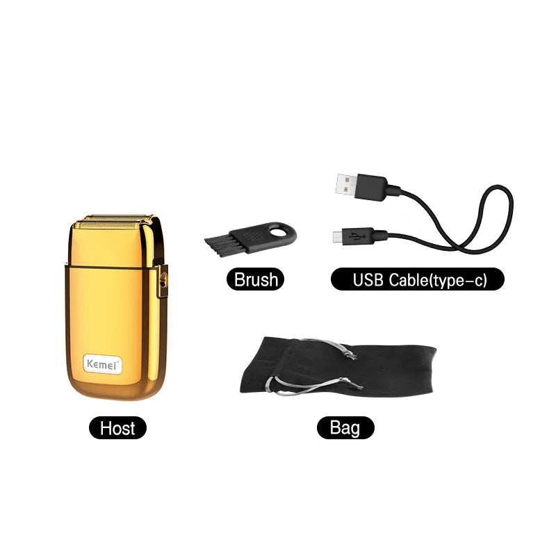 Kemei TX1 - Gold Shaver Edition