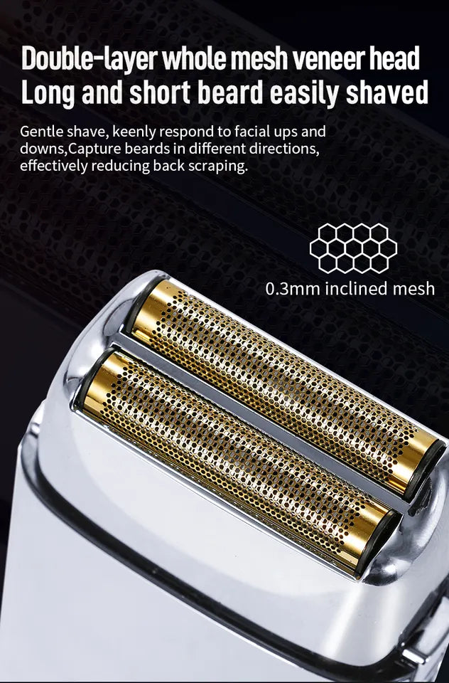 Kemei TX1 - Gold Shaver Edition