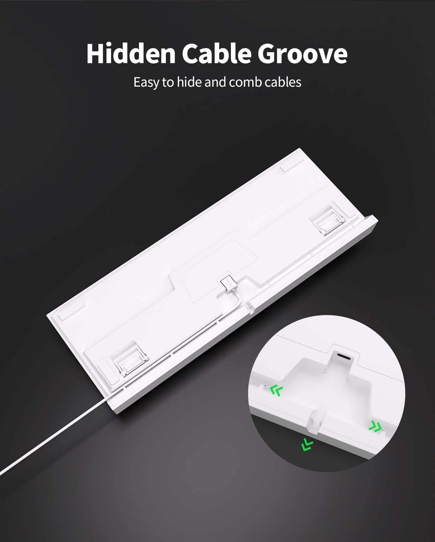 Royal Kludge RKR87 - Bedraad Mechanisch Toetsenbord - Aanpasbare RGB - Foam Touch