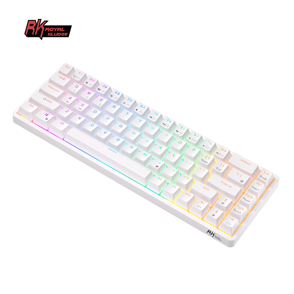 Royal Kludge RKG68 - Draadloos Mechanisch Toetsenbord - RGB - 65% Lay-out - 2,4GHz