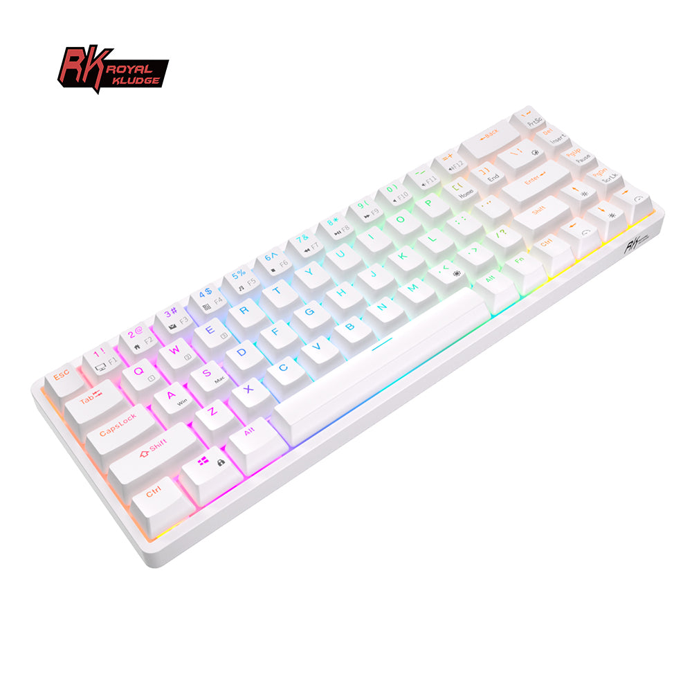 Royal Kludge RKG68 - Draadloos Mechanisch Toetsenbord - RGB - 65% Lay-out - 2,4GHz