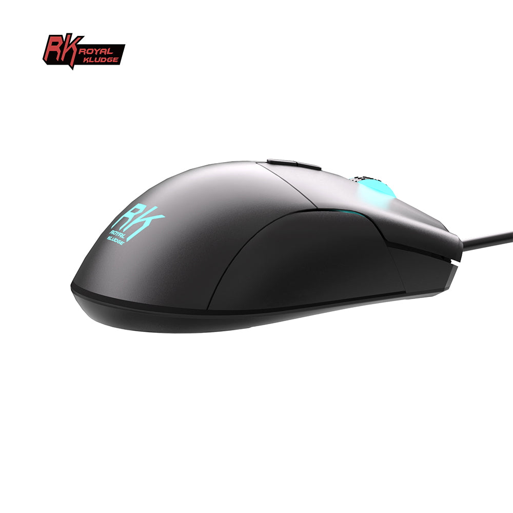 Royal Kludge RK168 Gaming Muis - Bedrade RGB Muis - 6200 DPI - Programmeerbare Knoppen - Optisch