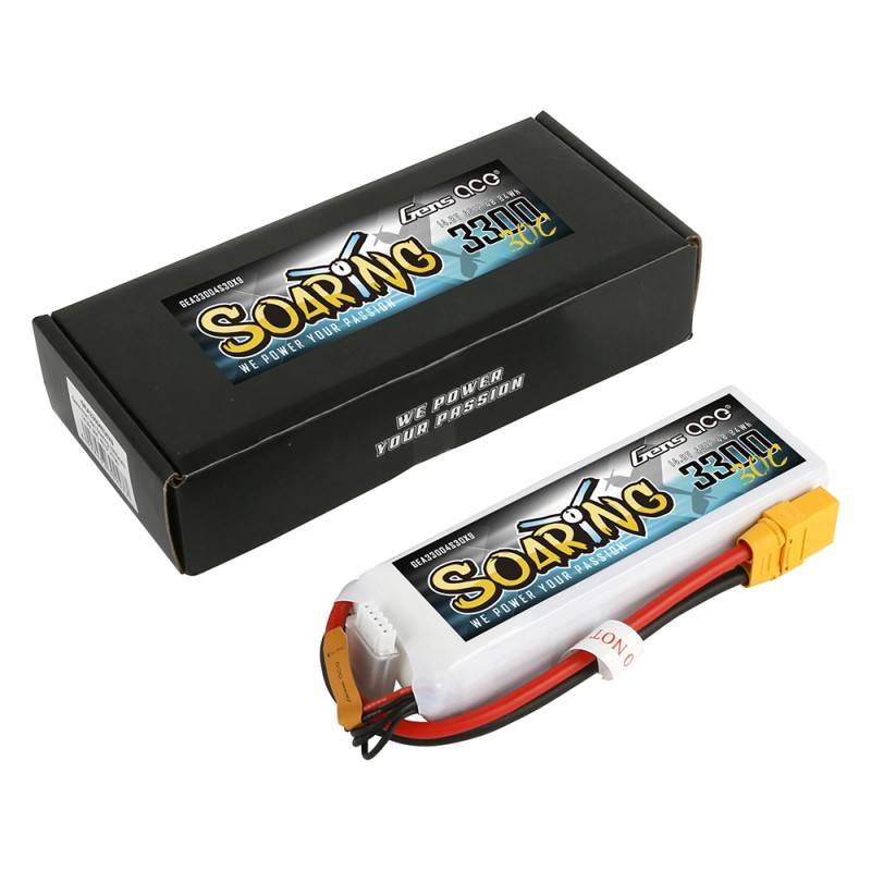 Gens Ace Soaring LiPo 30C 14,8V 3300mAh XT90