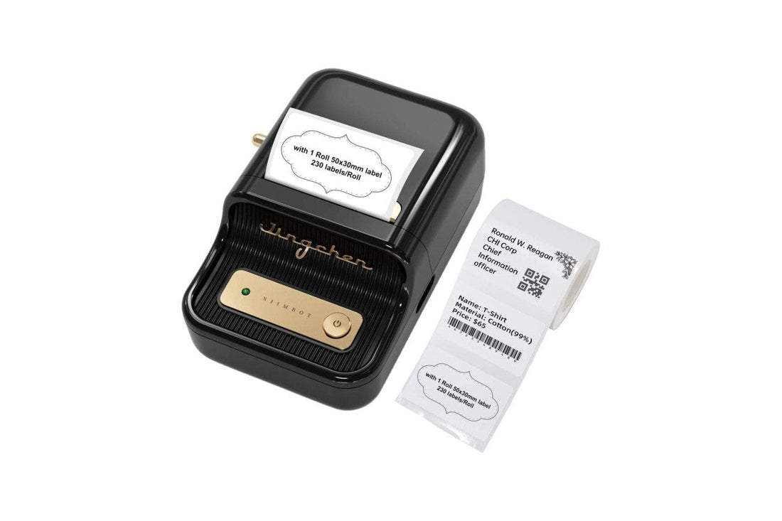 Niimbot B21 Labelprinter - Draadloze Labelmaker - 1200 mAh - Print Breedte 20-50mm