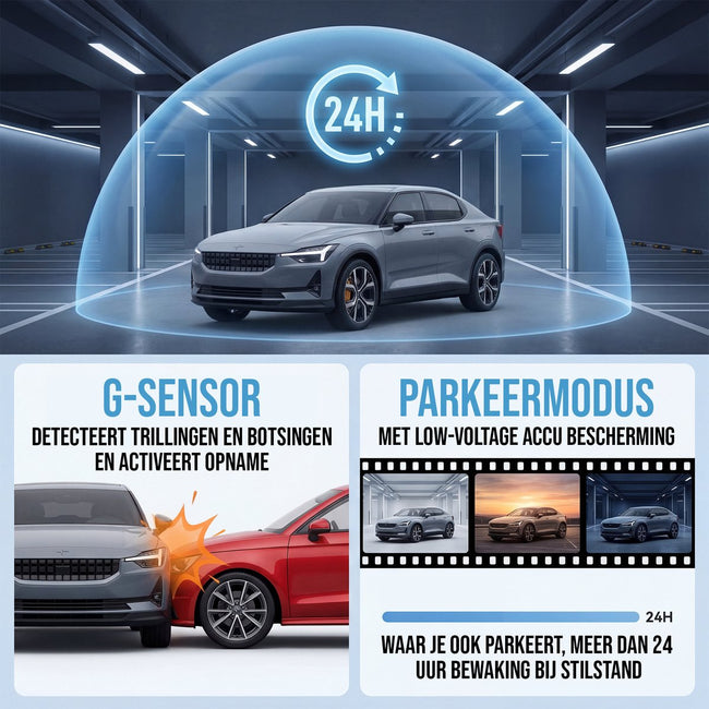 Senzo Dashcam - 4K Ultra HD - Voor & Achter