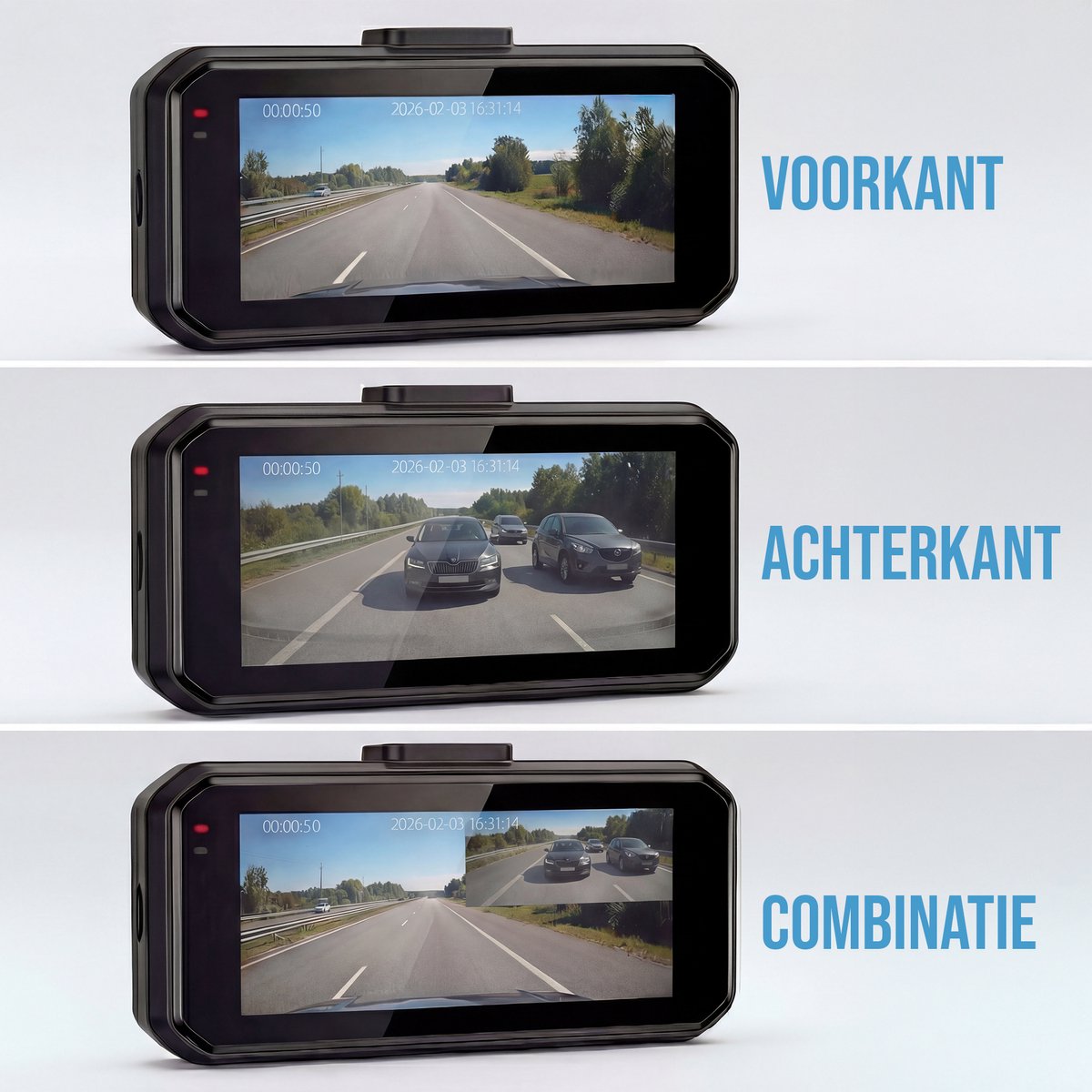 Senzo Dashcam - 4K Ultra HD - Voor & Achter
