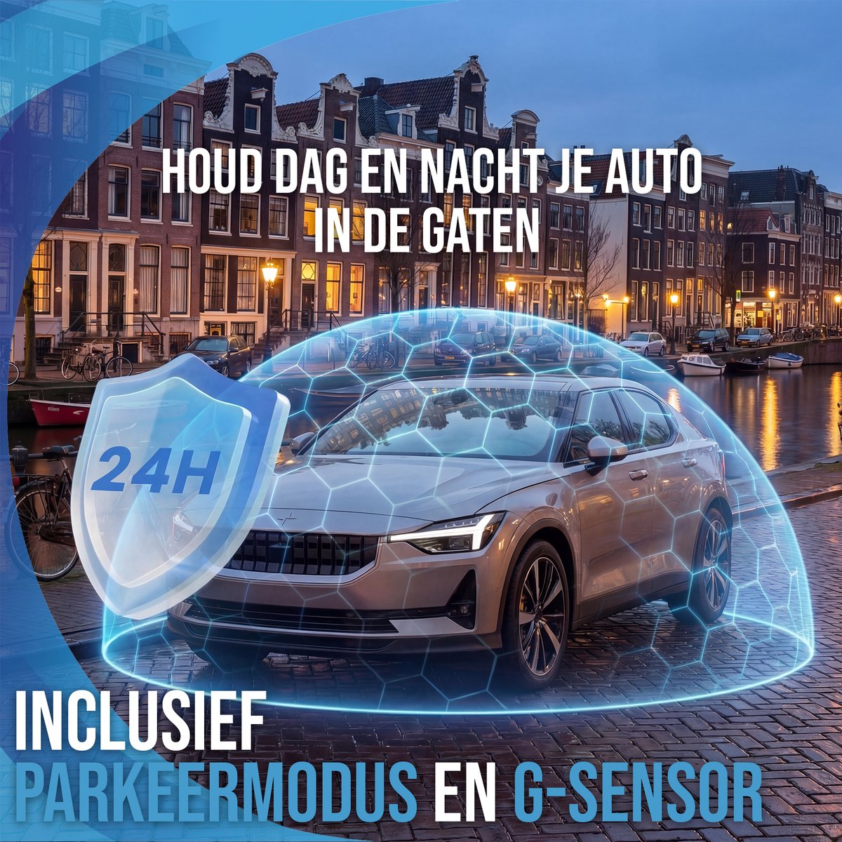 Senzo Dashcam - 4K Ultra HD - Voor & Achter