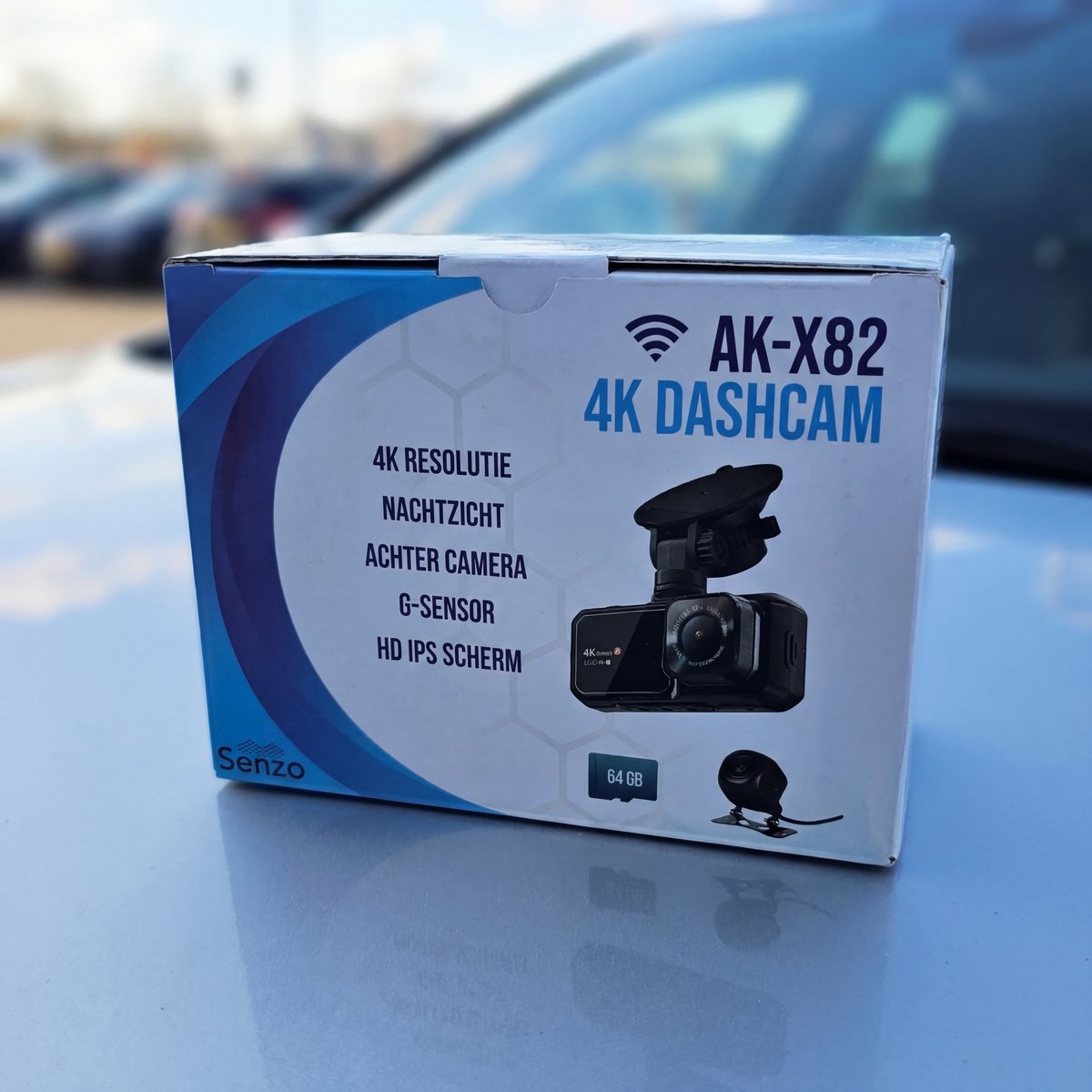 Senzo Dashcam - 4K Ultra HD - Voor & Achter