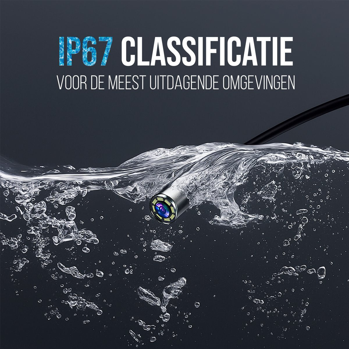 Current Endoscoop - Inspectie Camera - Rioolcamera - Inspectiecamera - 5M - Met Scherm - 1080p HD - IP67 - 4.3 Inch Scherm