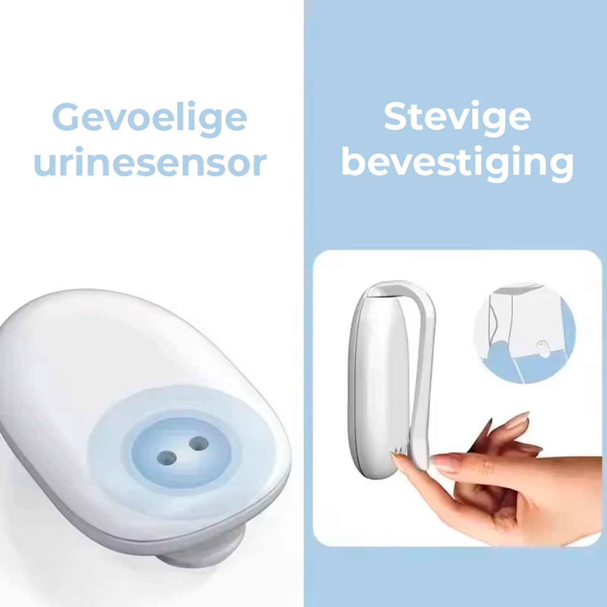 Senzo Plaswekker - Jongens & Meisjes - Tegen Bedplassen - Zindelijkheidstraining - Incontinentie - Draadloos - Met Ontvanger Voor Ouders