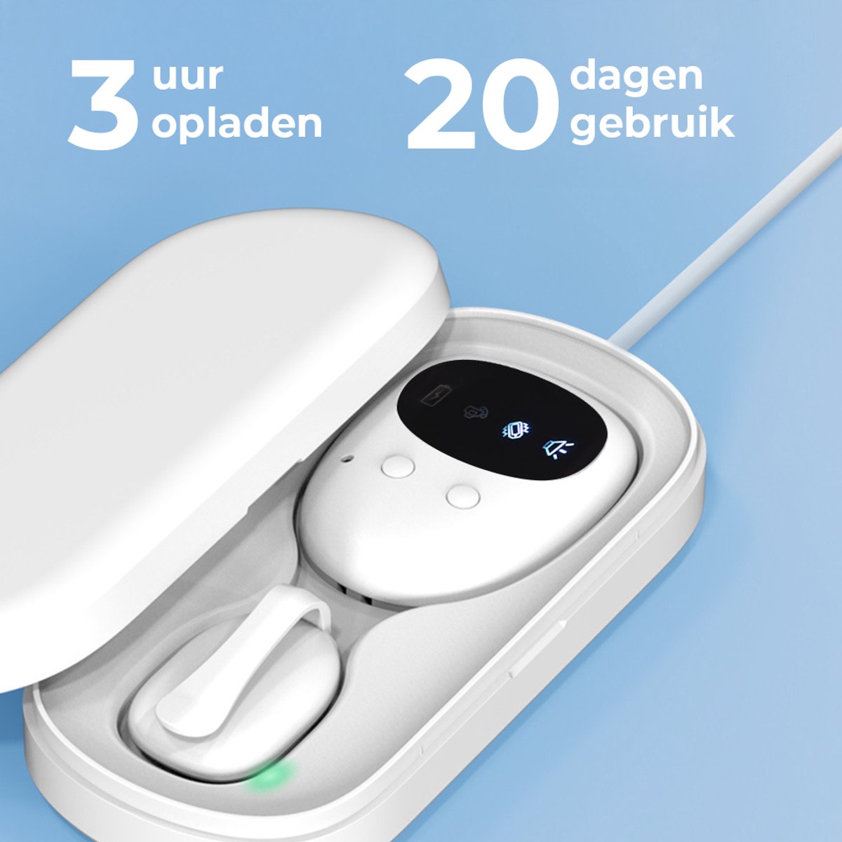 Senzo Plaswekker - Jongens & Meisjes - Tegen Bedplassen - Zindelijkheidstraining - Incontinentie - Draadloos - Met Ontvanger Voor Ouders