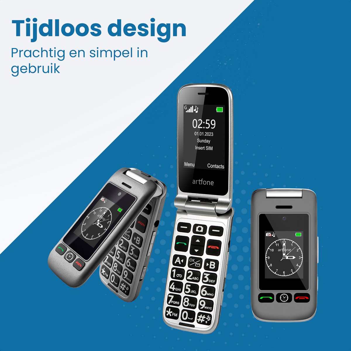 Artfone G6 - Senioren Telefoon - 4G