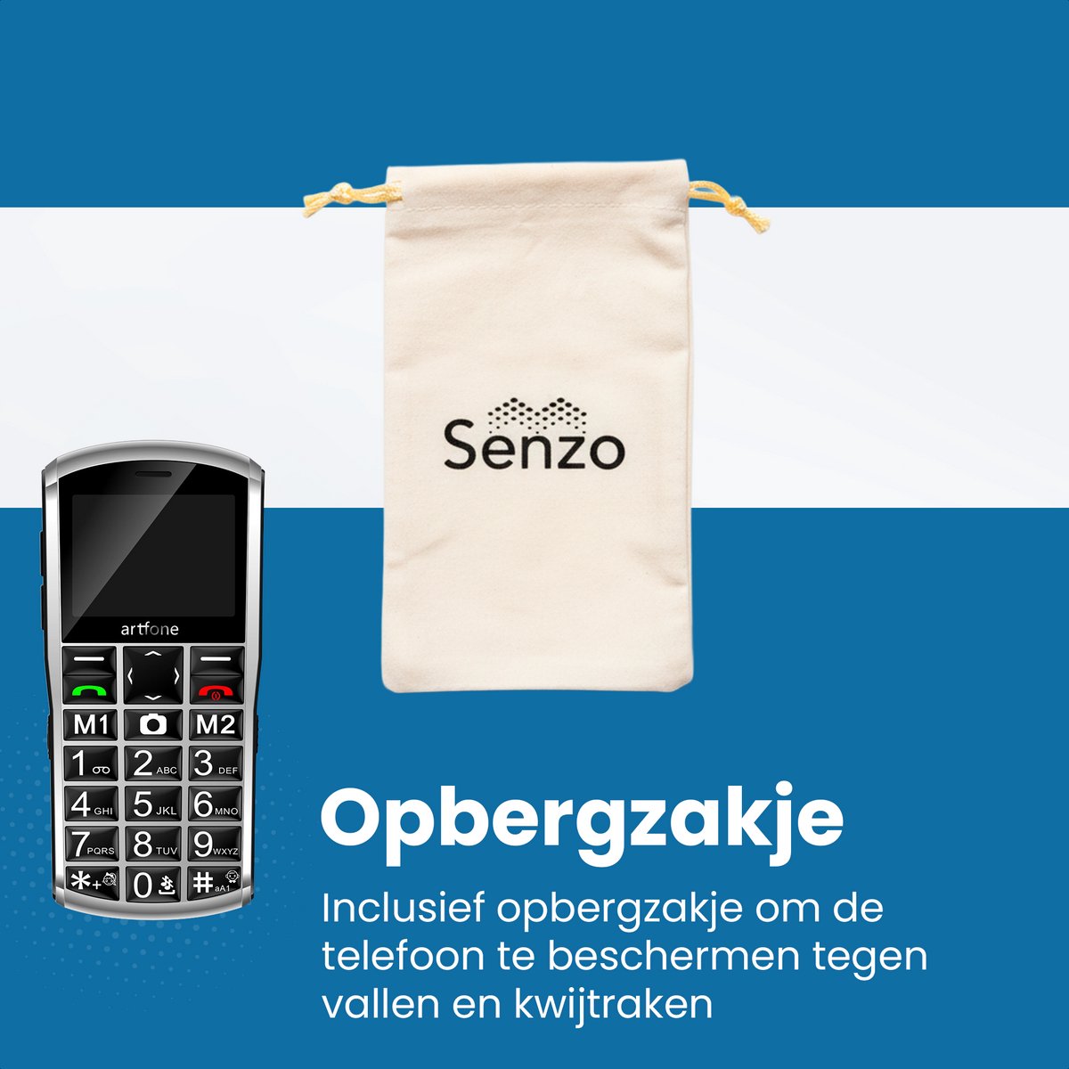 Artfone A400 - Senioren Telefoon - 4G - Senioren Mobiele Telefoon