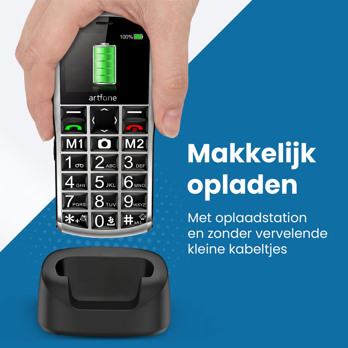 Artfone A400 - Senioren Telefoon - 4G - Senioren Mobiele Telefoon