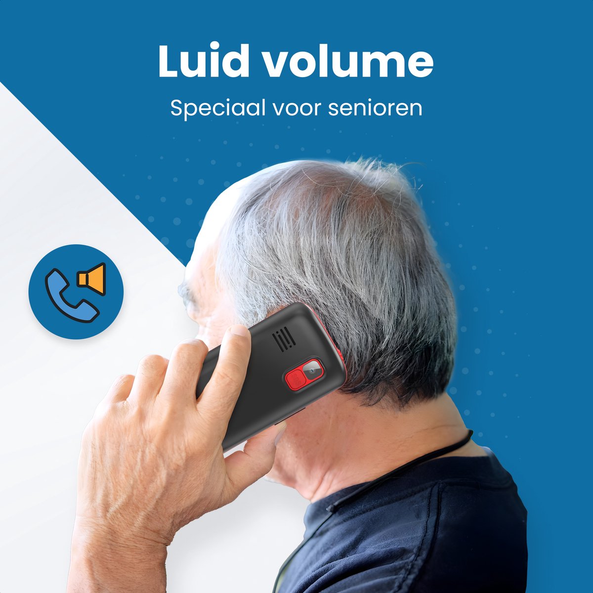 Senzo Senioren Telefoon - 4G - SOS-knop - Camera - GSM