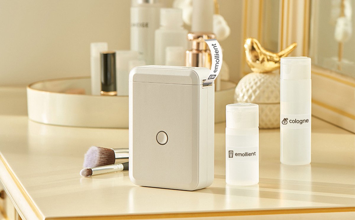 Niimbot D110 Labelprinter - Draadloze Labelmaker - 1500 mAh - Print Breedte 15mm