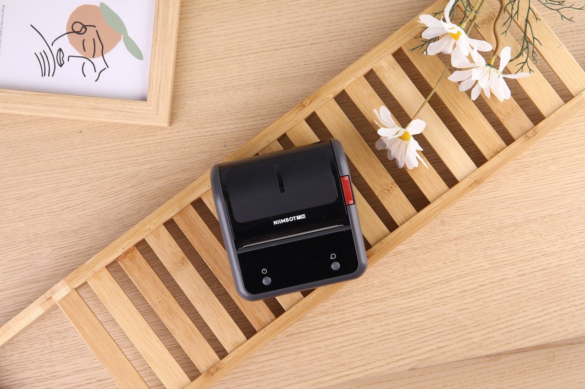 Niimbot B3S Labelprinter - Draadloze Labelmaker - 2200 mAh - Print Breedte 20-75mm
