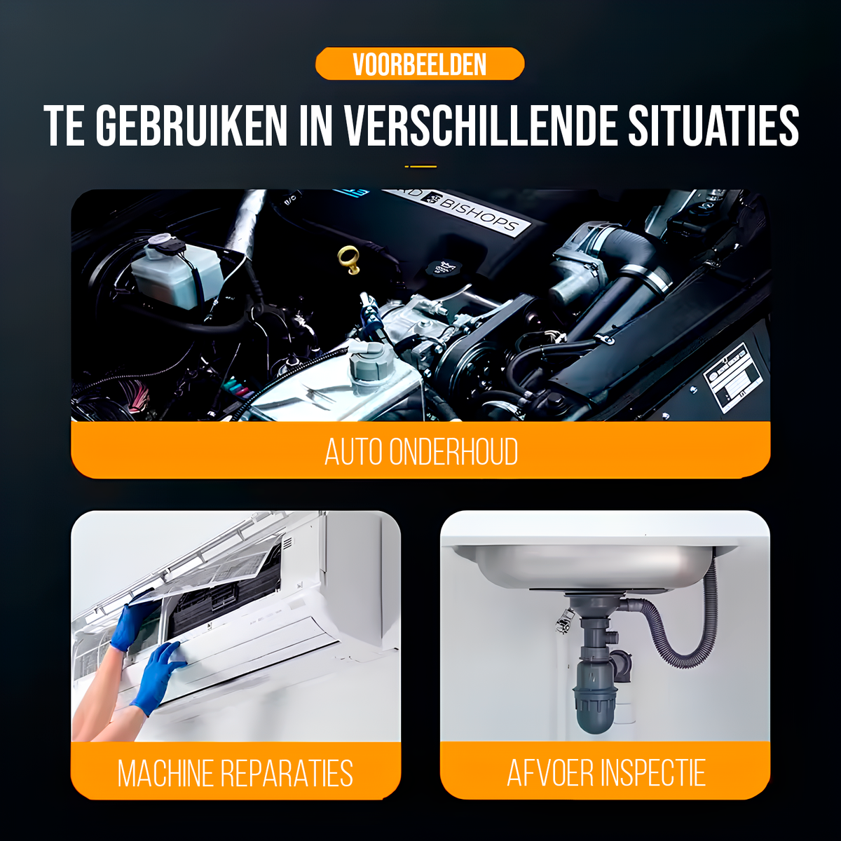 Current Endoscoop - Inspectie Camera - Rioolcamera - Inspectiecamera - 5M - 1920p HD - IP67 - Met App