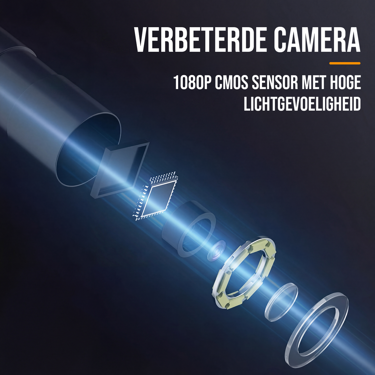 Current Endoscoop - Inspectie Camera - Rioolcamera - Inspectiecamera - 10M - 1920p HD - IP67 - Met App