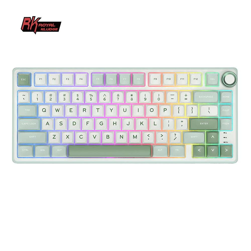 Royal Kludge RKR75 - Mechanisch RGB Gaming Toetsenbord - Foam Touch- Inclusief Stofkap