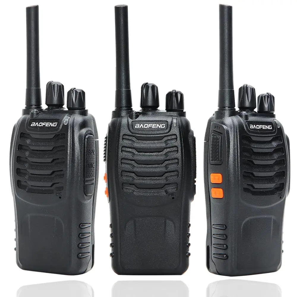 Baofeng BF-88E Portofoon - Walkie Talkie - Communicatiemiddel - Met Oortjes - 0,5W - 2,5km Bereik - 446 Mhz - Zaklamp functie