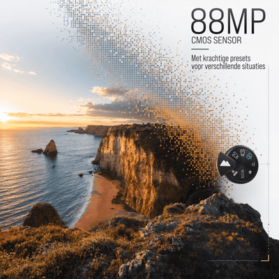 Senzo Digitale Camera 8K met WiFi - 96MP - 20 x Zoom - 60FPS - HDR - 2 x Accu - Fotocamera - Fototoestel - Compact Camer