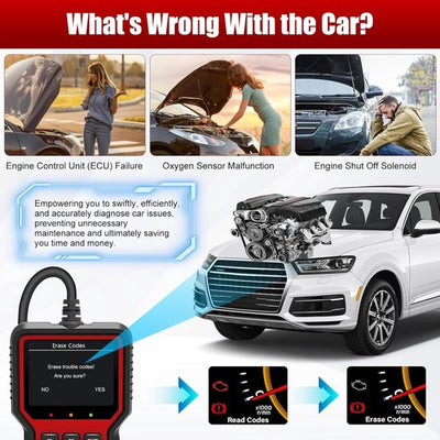 Senzo OBD2 Scanner - OBD - Auto Uitleesapparatuur - Universeel